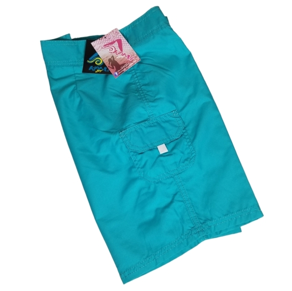 Kanu Surf Womens Marina Active Swim Board Short Teal Size 4 - Picture 1 of 8